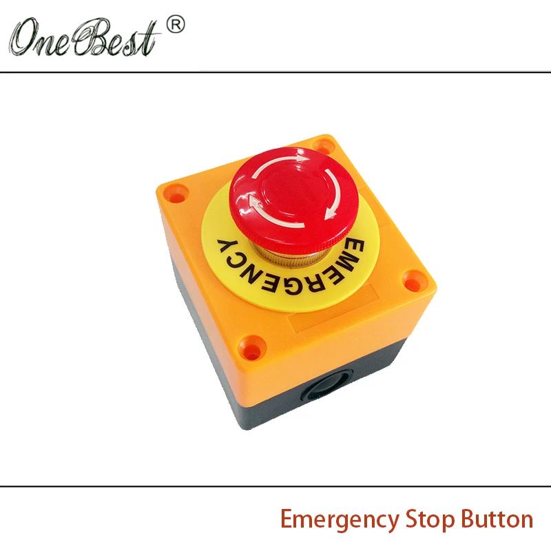 EMT Лифт аварийный стоп переключатель красный знак кнопка коробка с кольцом круг