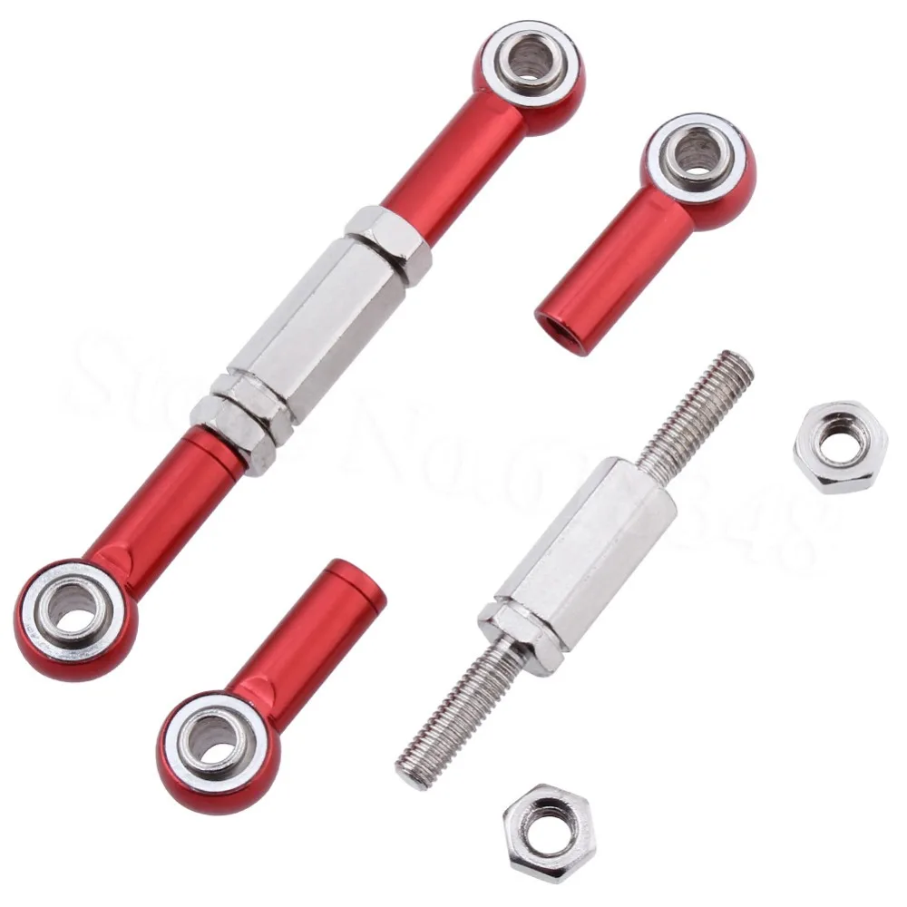 2 Pcs Alum Turnbuckle Steering Linkage For FS Racing 1/10 Desert Buggy 53625 53632 Baja RC Cars Hop-Up Parts | Игрушки и хобби