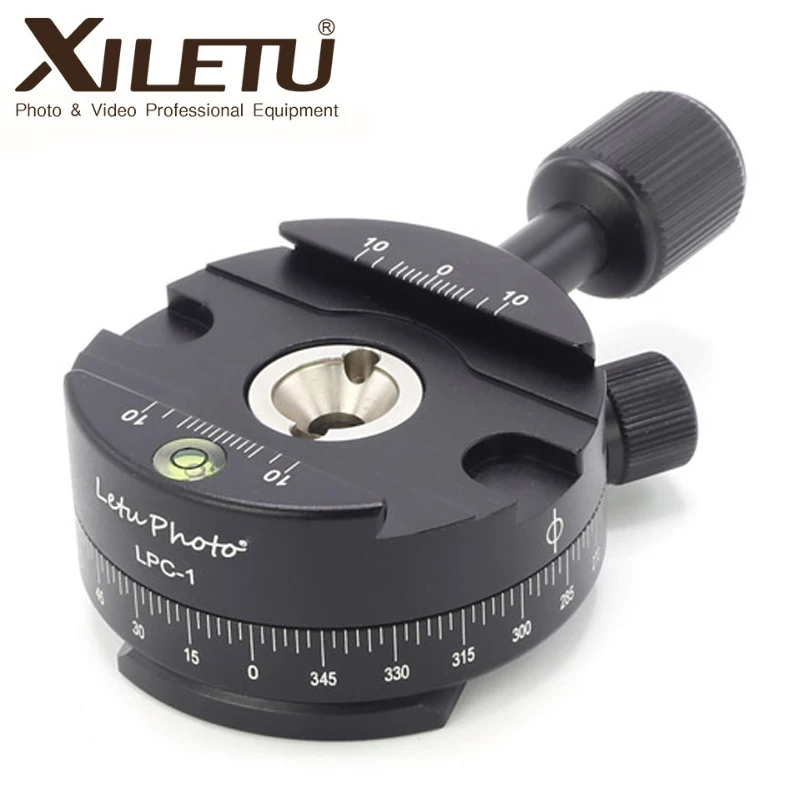 Xiletu LPC-1 360 градусов панорамная платформа головка штатива монтажный адаптер зажим для цифровой камеры Arca Swiss с винтом 1/"-3/8"