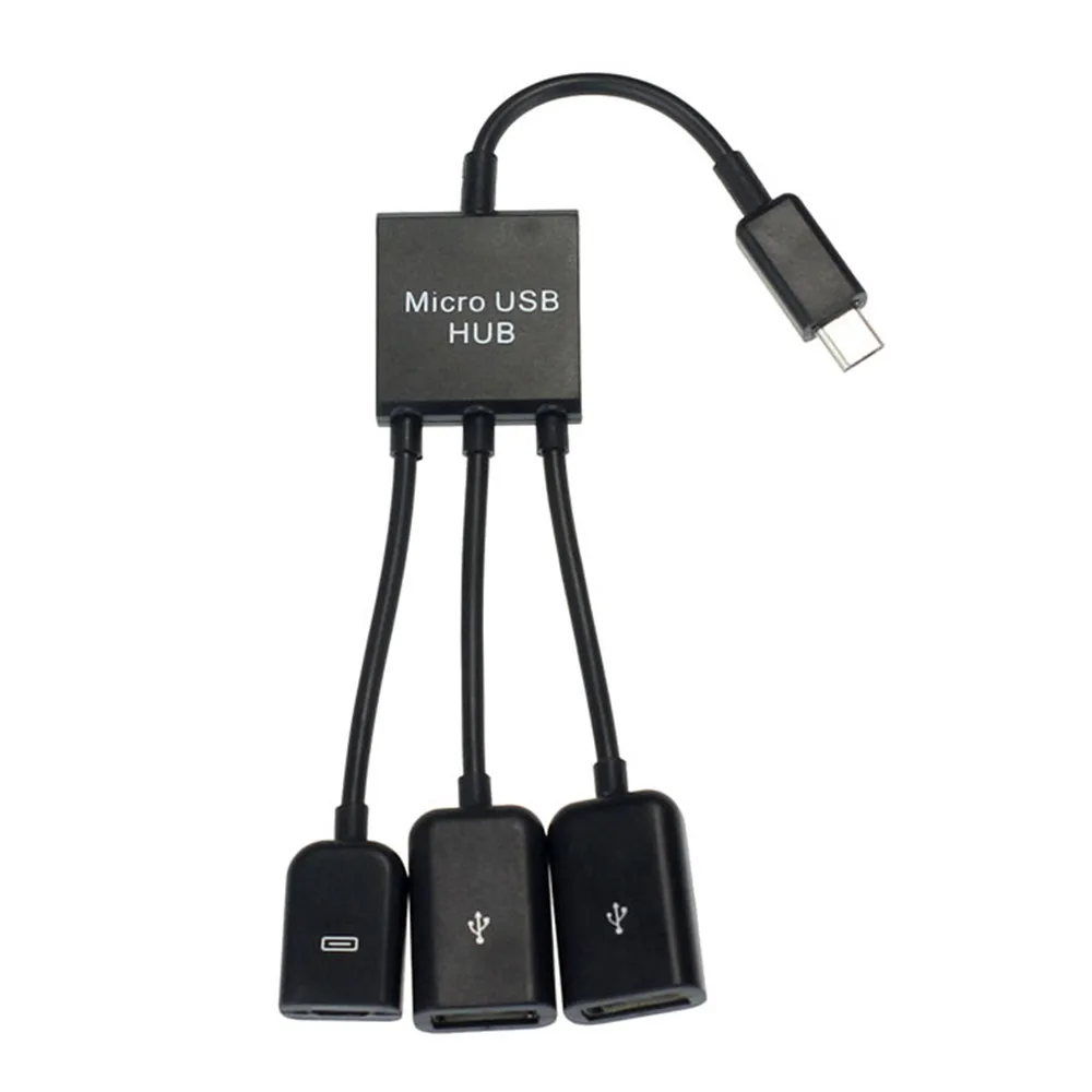 Новый двойной микро USB хост OTG концентратор адаптер кабель для Dell Venue8 Pro Windows 8