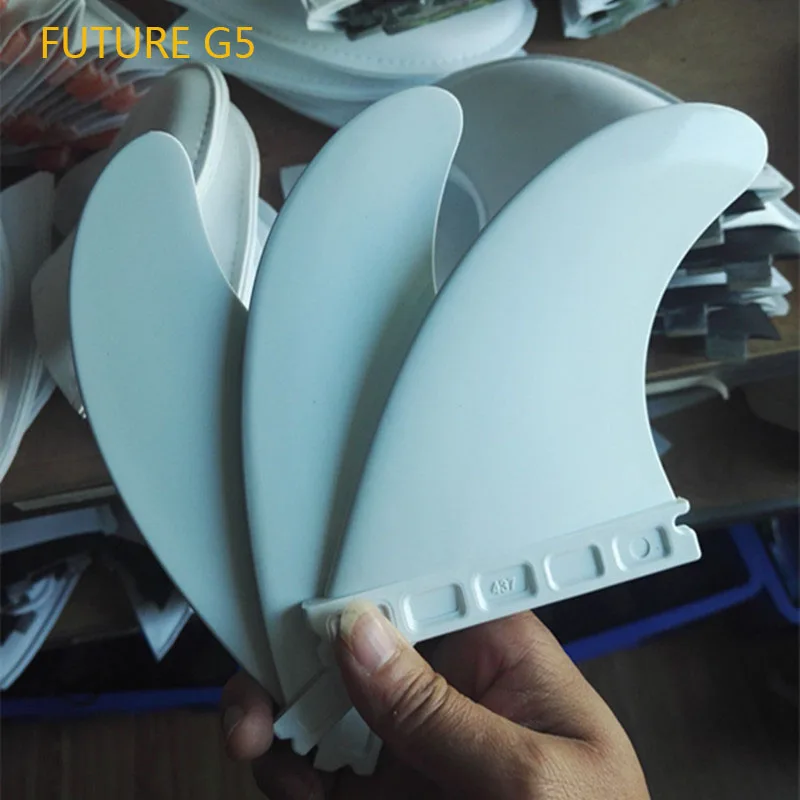 Future G5 Плавники Future G5/G7 сёрфинг детский вафельная ткань из Стекловолокна Плавники доски для серфинга Fcs плавника Однотонная одежда Fcs плавники 3 шт.; комплект из двух предметов Quilhas 14 цветов - Цвет: Future G5