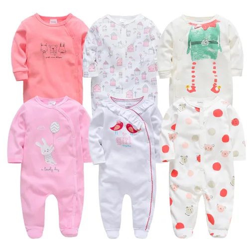 374188428538 6 шт./партия детские комбинезоны; богемный комплект, roupa de bebes кукла трансфер до Одежда для новорожденных мальчиков и девочек Летняя хлопковая футболка на возраст 3, 6, 9, 12 месяцев младенческой комбинезон Костюмы - Цвет: 374188428538