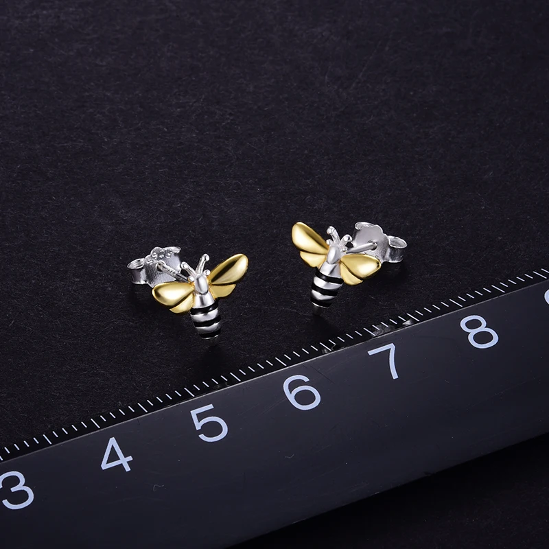 Lotus Fun Real 925 пробы серебро ручной работы ювелирные украшения прекрасный мед пчела комплект ювелирных изделий с серьги гвоздики кулон цепочки и ожерелья