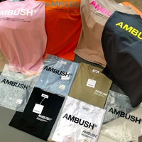 ambush t shirt wen 11 high quality solid 8 colour black white khaki blue t shirts tees hip hop summer style ambush t shirt