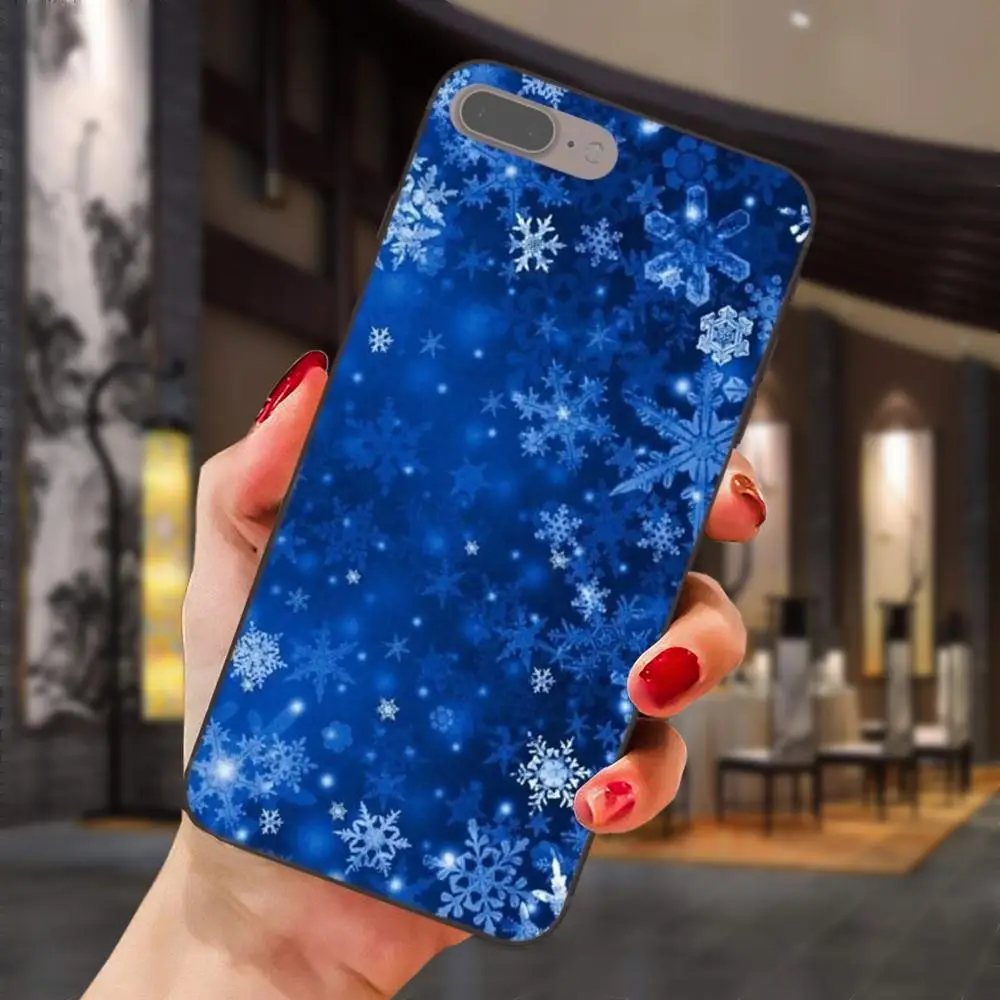 Мягкий чехол для телефона samsung Galaxy A3 A5 A6 A6s A7 A8 A9 Star Plus, черный, Рождественский, снежинка, олень, год - Цвет: as picture