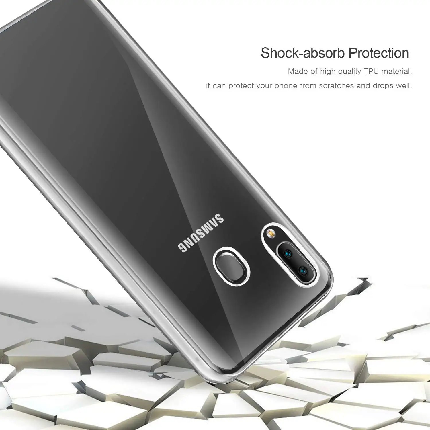 For Samsung Galaxy A20E A20 A 20 E 2019 Case 360 Degree Silicone Cover 2 in 1 Hard PC Back + Soft TPU Front |