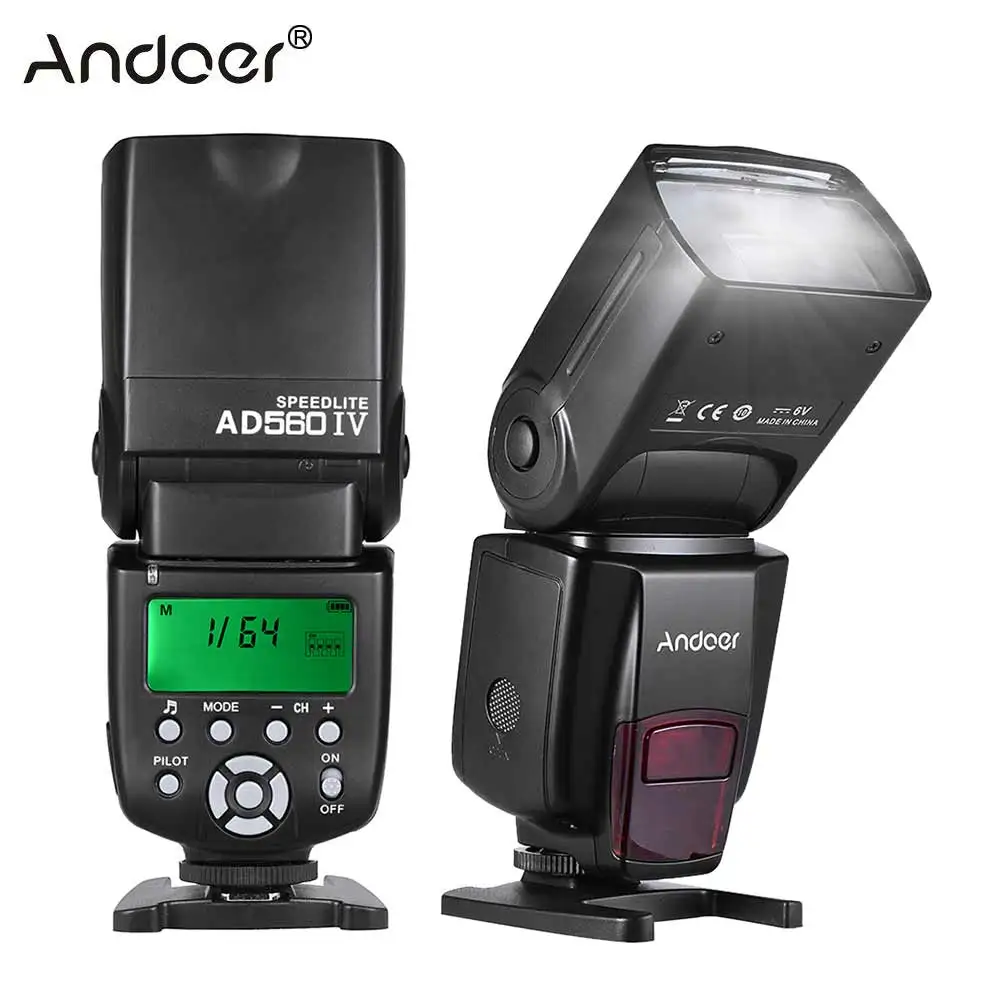 Беспроводная Кольцевая вспышка Andoer AD560 IV 2 4G для Canon Nikon Olympus Pentax Sony A7 II A7S A7R