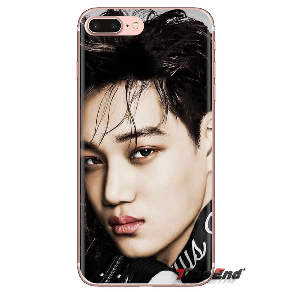 Мягкие прозрачные чехлы для iPod Touch Apple iPhone 4 4S 5 5S SE 5C 6 6S 7 8 X XR XS Plus MAX Kai Kim Jong In Exo Kpop |