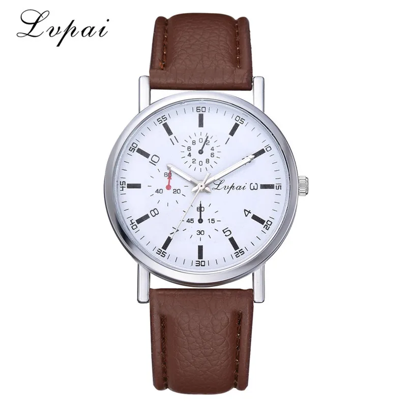

LVPAI Brand Fashion Women Watches Men Leather Wrist watch Women Casual Quartz Movement Saat relogio masculino Dropshipping #C