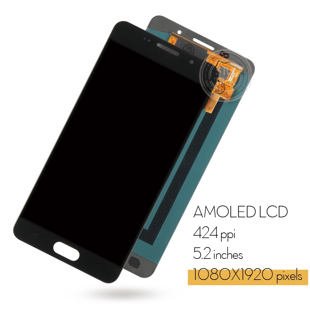 Тесты Super AMOLED ЖК-дисплей для samsung Galaxy A5 A510F A510M A510FD A5100 A510Y ЖК-дисплей Дисплей кодирующий преобразователь сенсорного экрана в сборе