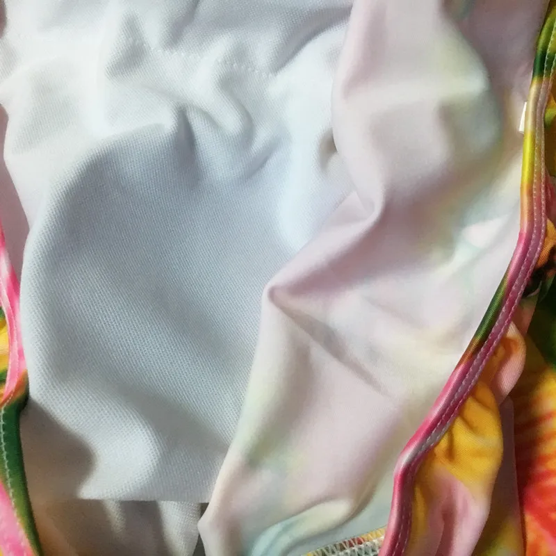 2017 сексуальный слитный купальник с открытыми плечами и принтом листьев женский