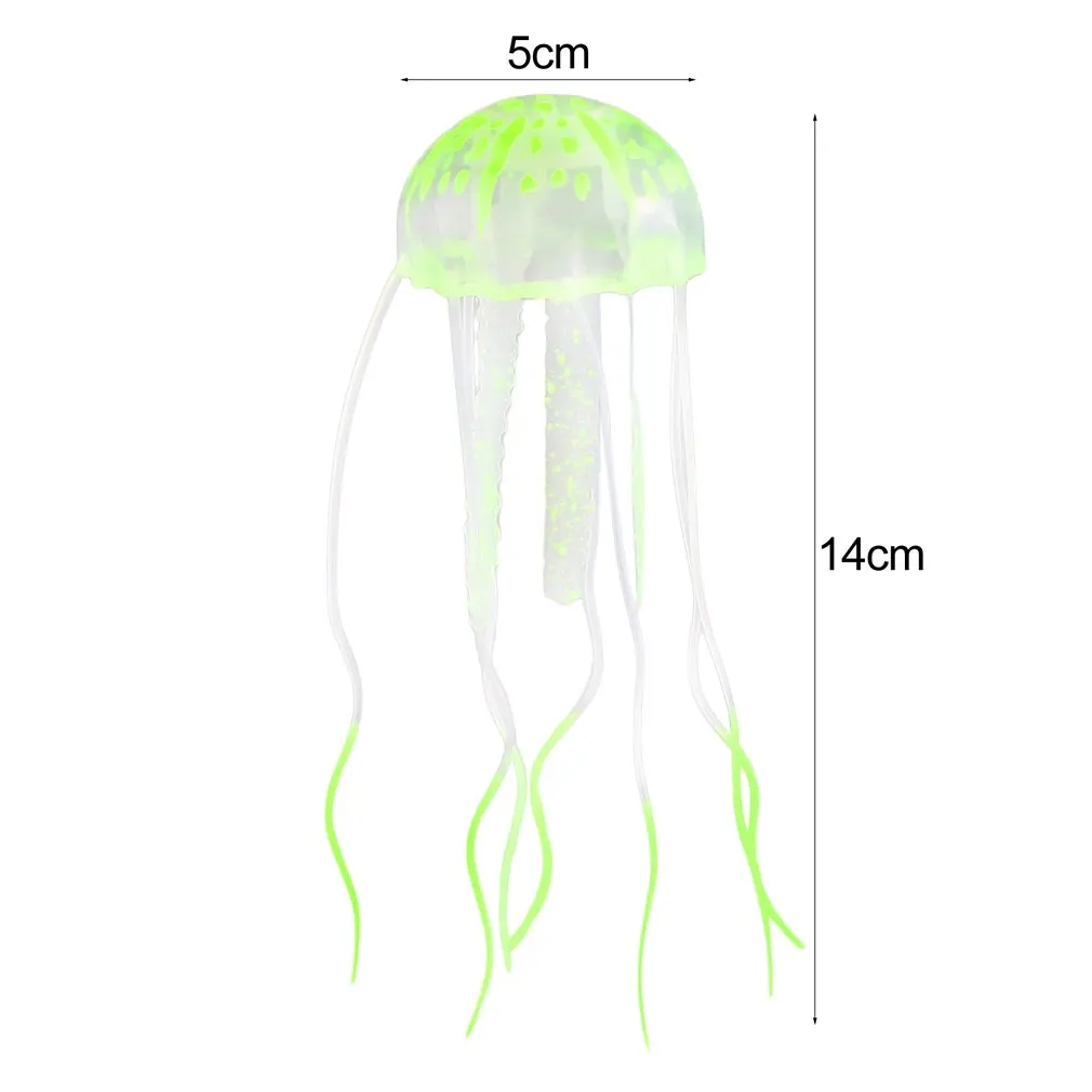 OCDAY светящийся эффект искусственная Медуза орнамент рыба игрушка новая