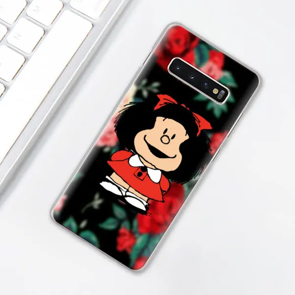 005 Mafalda чехол для телефона для samsung Galaxy S10e S10 плюс S7 S8 S9 Plus, Note 8, 9, 10, плюс S10 5G M20 M30 жесткий чехол Coque - Цвет: 005