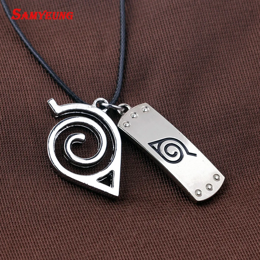 Samyeung Аниме Наруто кожа цепи Цепочки и ожерелья Homme Косплэй Какаши мужской Neckless