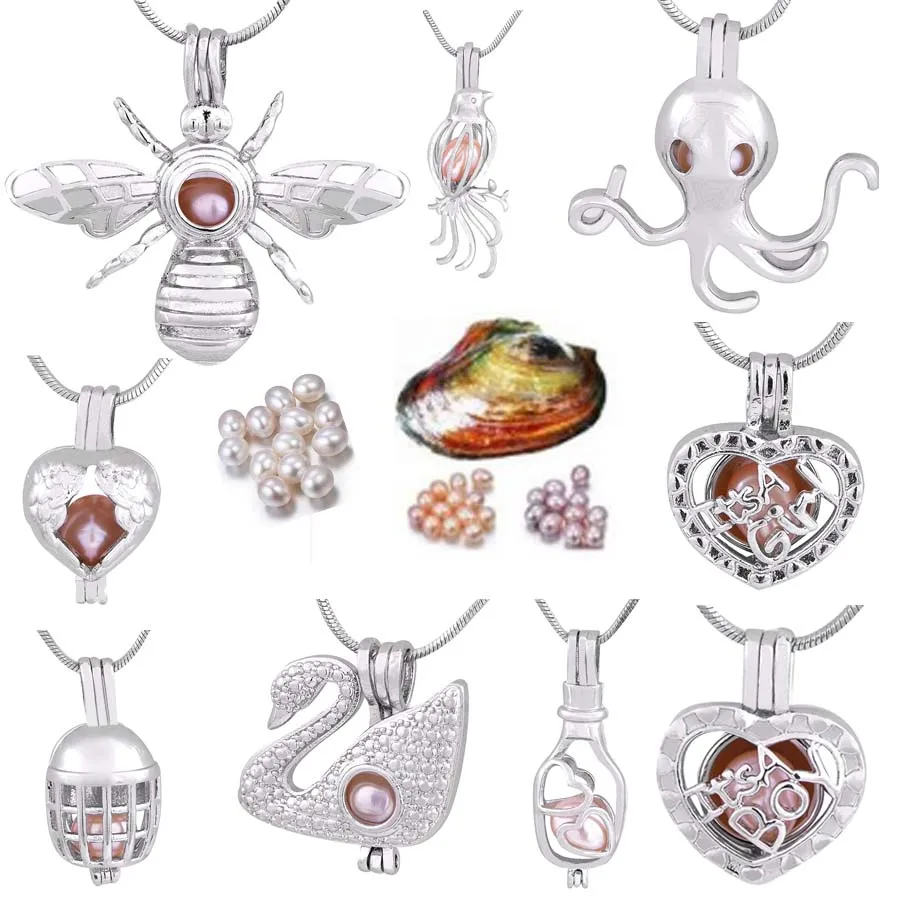 1 комплект новый дизайн подвеска в виде клетки с жемчугом и подвески лучший