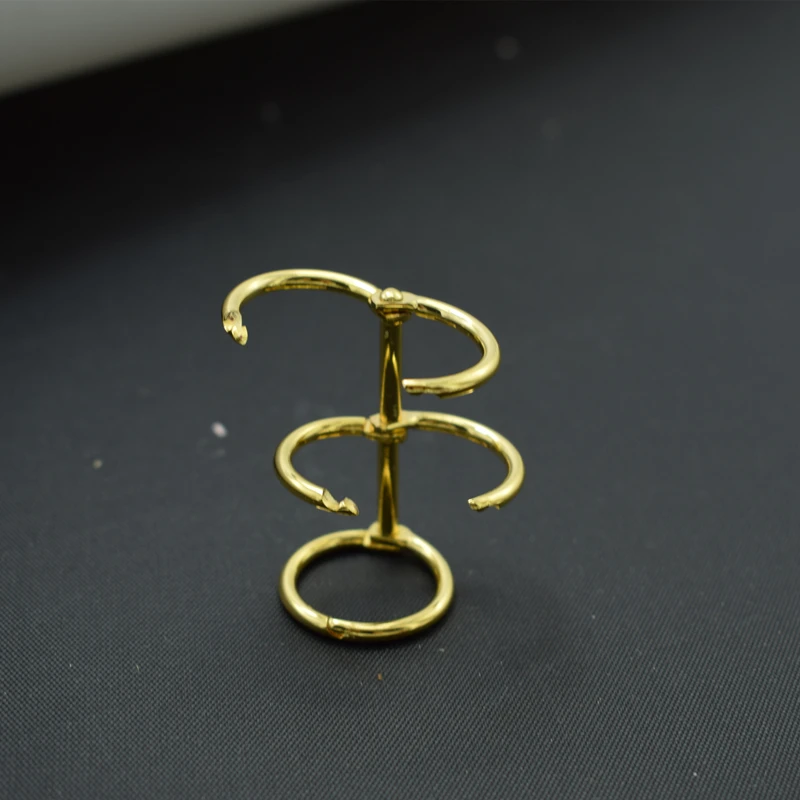 2 шт./лот Переплетное кольцо для книг с металлическим покрытием откидной крышкой