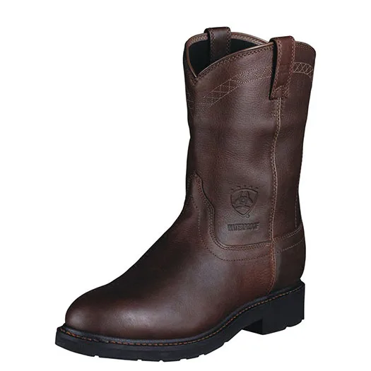 Dark Brown Осенняя обувь коричневого цвета без шнуровки из кожи с натуральным лицевым покрытием; высокие сапоги размера плюс; Дизайнерская обувь; Мужская обувь высокого качества до середины икры в винтажном стиле - Цвет: Dark Brown