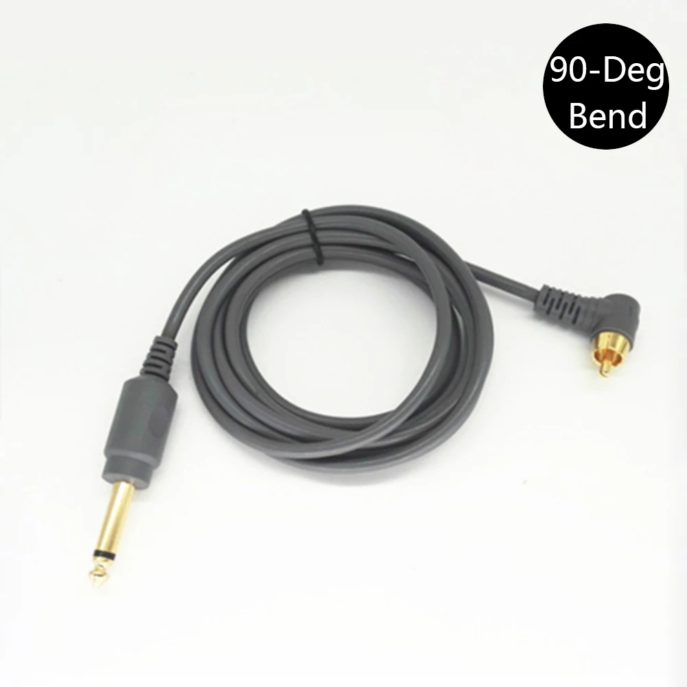 3 типа 2 м тату машина зажим шнур RCA& аудио интерфейс двойной медный провод крюк линия татуировки пистолет источник питания кабель аксессуар
