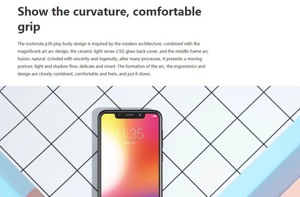 Смартфон Motorola MOTO P30 Play с глобальной прошивкой, 4G, 64G, FDD-LTE, Восьмиядерный процессор Snapdragon 625, ZUI 4,0, Android 8,1, отпечаток пальца