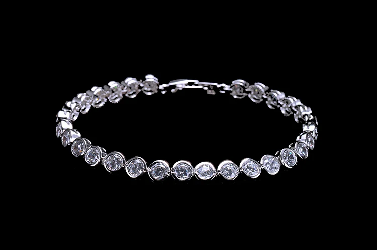 Браслет из циркония GAOLA уникальный дизайн трендовый посеребренный роскошный