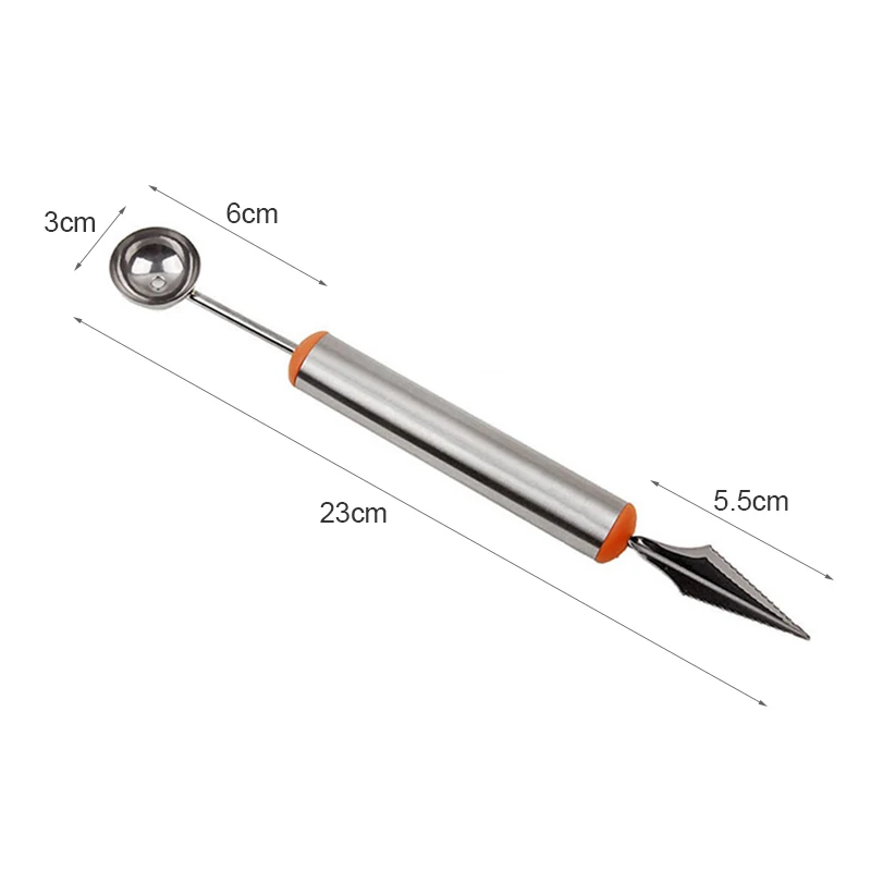 MOSEKO Фруктовая тарелка резьба нож для дыни шариковая ложка Мороженое Совок арбуз