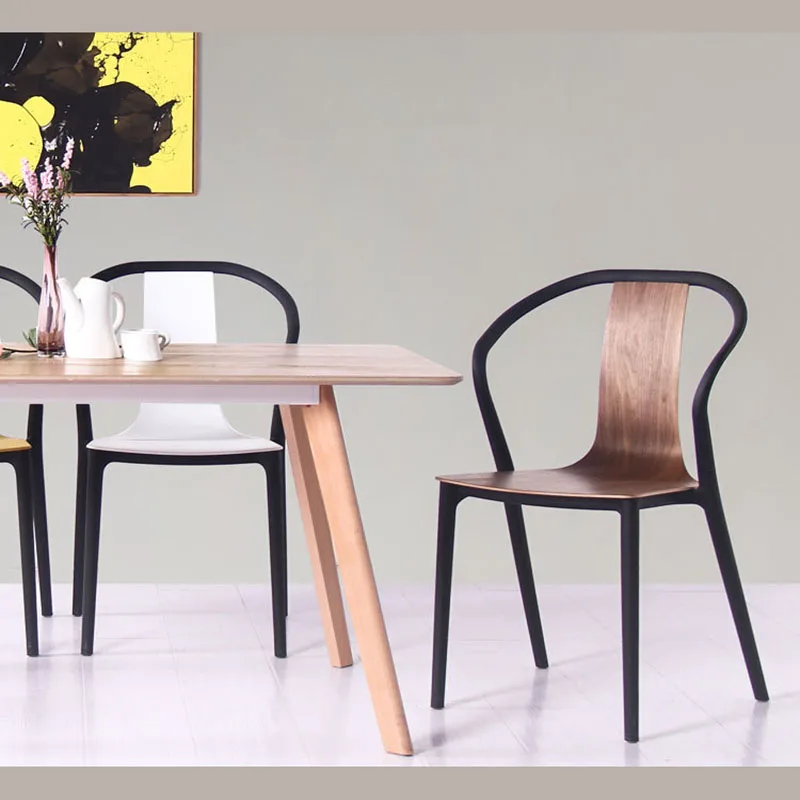Modern Minimalist Home Furniture Creative Plastic Chair Nordic INS Outdoor Casual Restaurant Conference Personality Office Chair