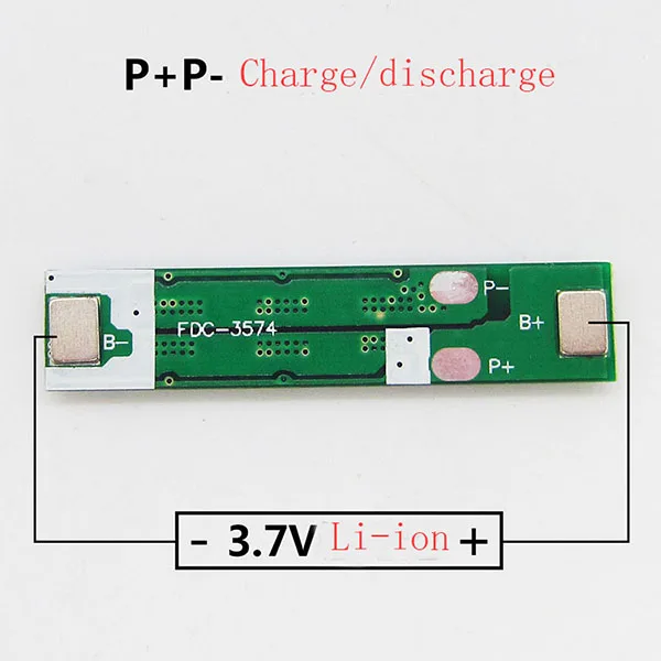 1S 15A литий-ионный BMS PCM плата защиты батареи pcm для 18650 литий-ионный аккумулятор