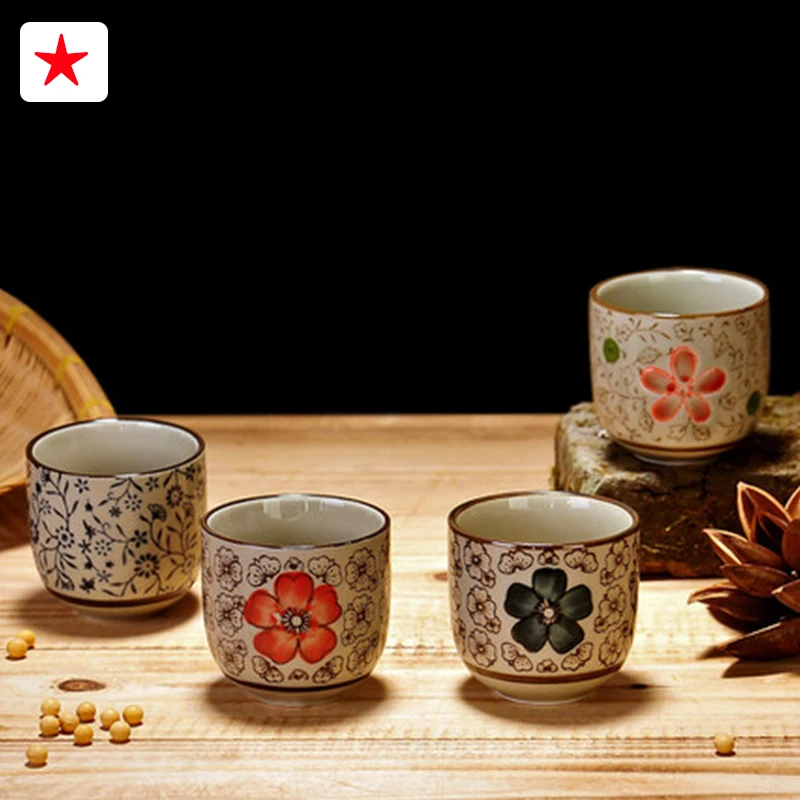 Высококачественные Японские керамические чашки чая ручной росписью чашка