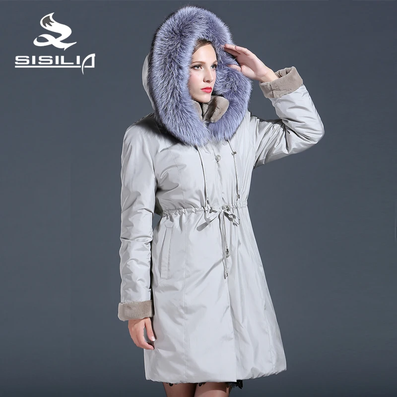 SISILIA 2016 Новых Мужчин Китай Норковая Шуба Настоящее Натурального Меха пальто С