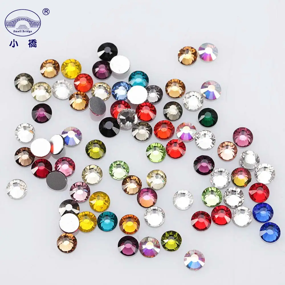 Стекло Flatback Crystal Mix Стразы для Костюмы обувь кристаллы украшения Diy Круглый Nail Art