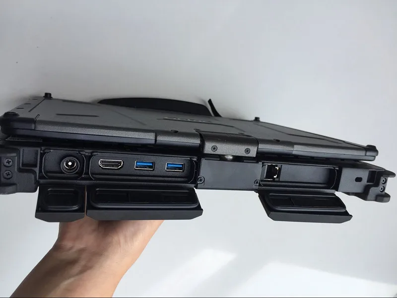 New Arrival Used laptop Getac V110 I5 4G/8G computer ToughScreen Tablet PC with 2 batteries for mb star Auto diagnosis tool