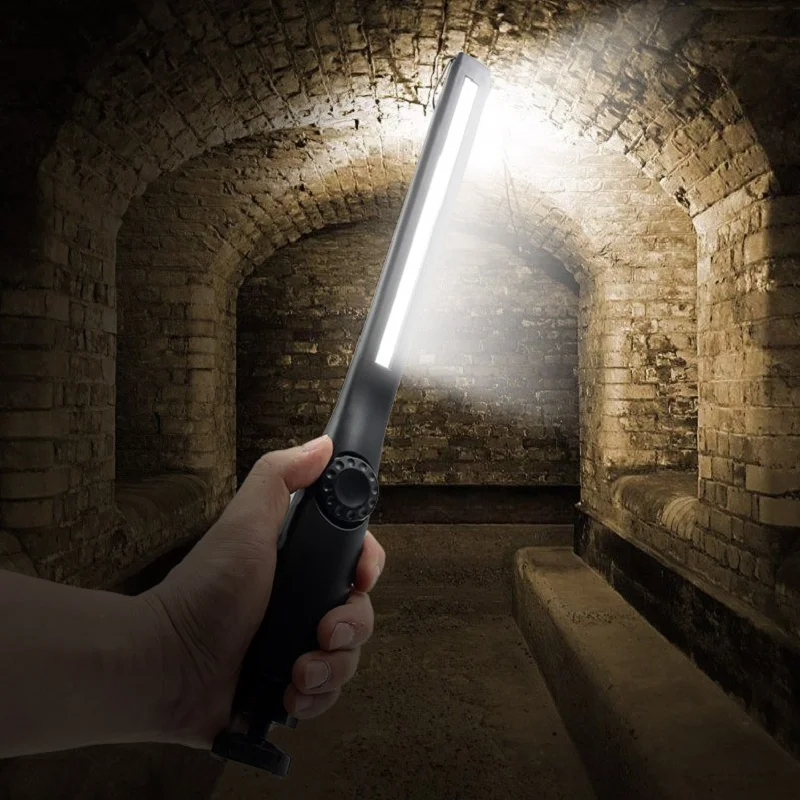 Портативный фонарь светодиодный Рабочий USB зарядка освещения факел магнитная