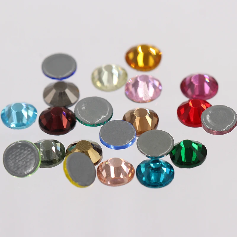Стразы s с горячей фиксацией стразы утюгом для одежды стеклянные кристаллы AB