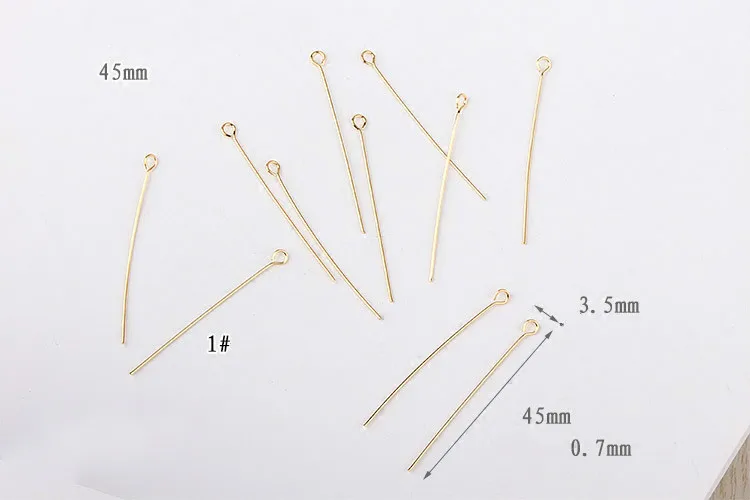 DIY серьги ожерелье аксессуары для ручной цепи фурнитура медное покрытие белое