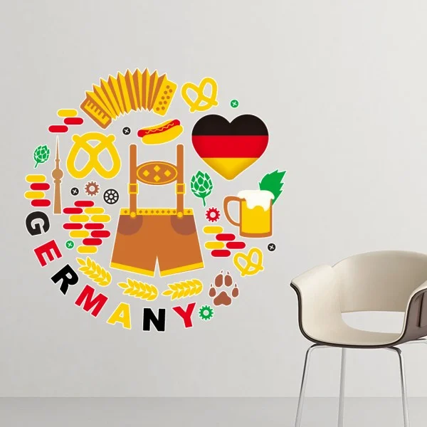 Немецкий таможенный флаг диета одежда культура иллюстрация узор съемные