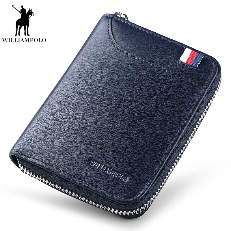 Hot Sale Men Wallet Short Purse Luxury Male Genuine Leather Zipper PL283 | Багаж и сумки