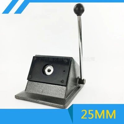 25mm ПВХ карты резак значок машина круг резак значки производители круглый резак круговой нож резак - Цвет: 25mm