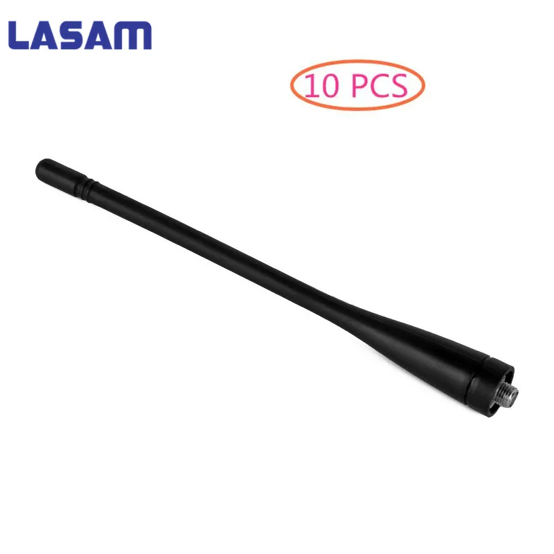 LASAM 10 шт. новая Оригинальная UHF 400-470 МГц антенна SMA для Kenwood TK-3207G TK3207 TK-3180 TK-3200 TK-3202