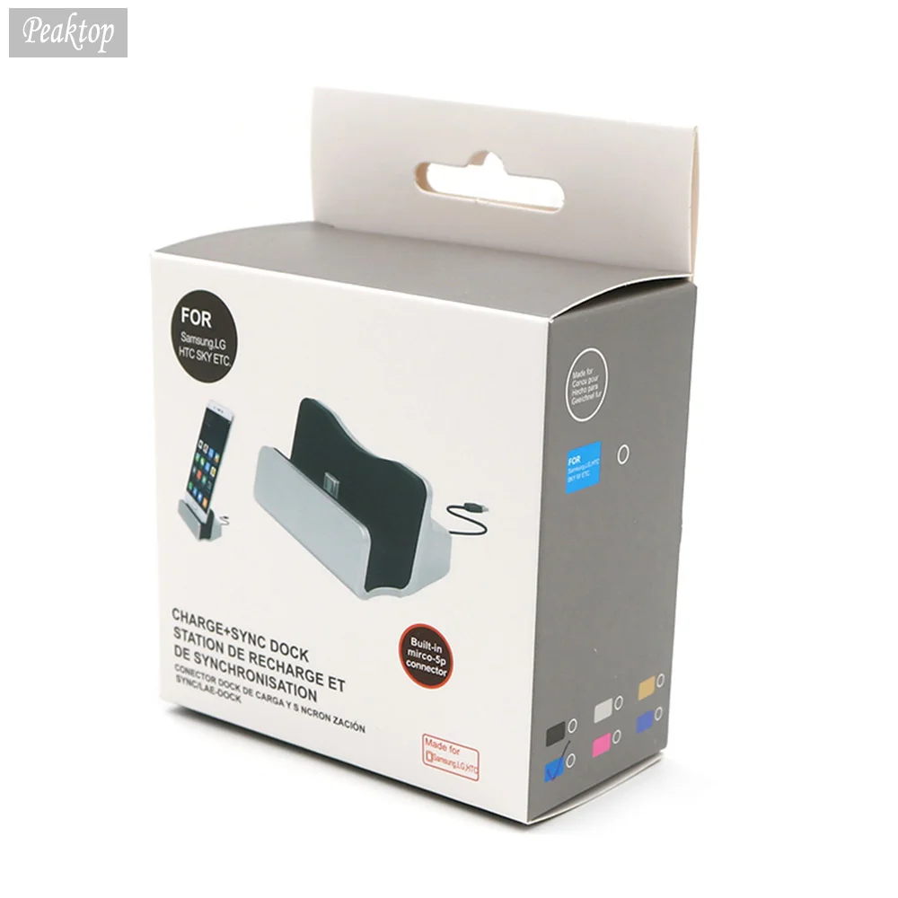 Original Sync Data Fast Charging Dock Station Desktop Docking Charger USB Cable For iPhone 5 5S SE X 6 6s 7 8 Plus Micro Type C | Мобильные