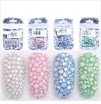 1000 шт 4 мм Подсолнух желе базовый цвет, каучуковый Rhinesstones Flatback клей на 3D украшение для ногтей DIY телефон Ремесло Ювелирные изделия камни