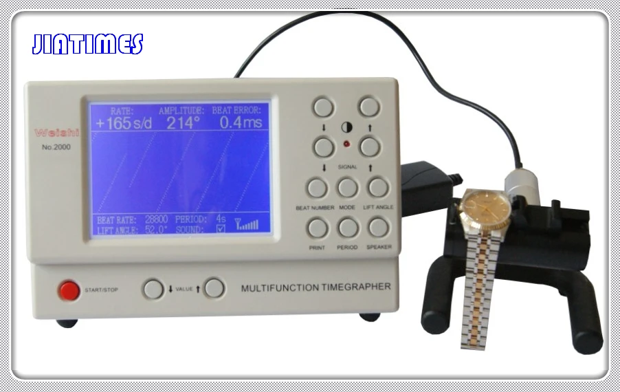 

Free Shipping Weishi Professional Brand New Mechanical Watch Timing Tester Machine Multifunction Timegrapher NO.2000