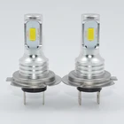 2X H7 H1 H3 H11 9005 9006 светодиодный светильник для головы автомобиля, CANBUS белый 6000k светодиодный автомобильный противотуманный светильник