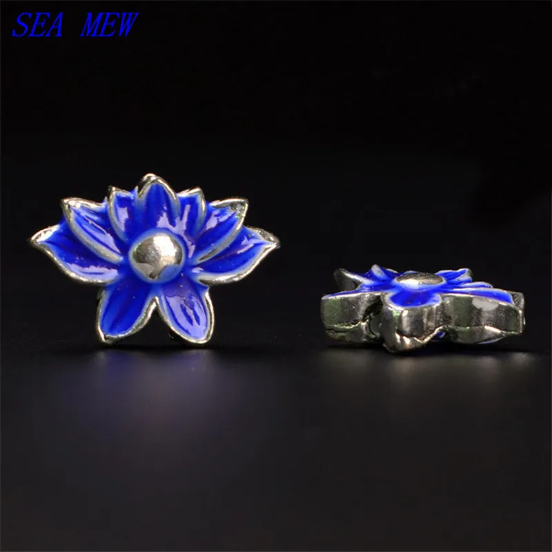 Бусины-разделители для изготовления украшений медные эмалированные бусины в