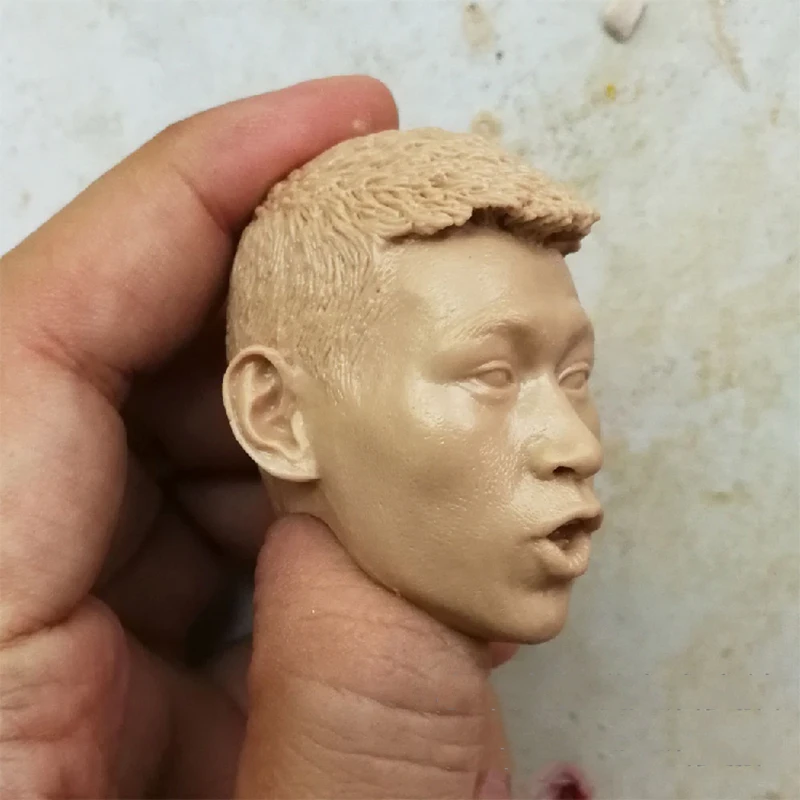 

1/6 Jeremy Shu-How Lin Unpainted Bald Head Sculpt for 12''Action Figures