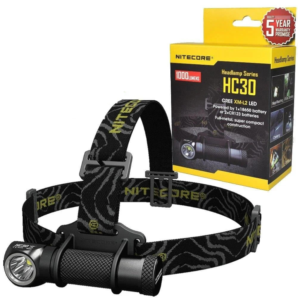 Фара NITECORE HC30 HC30W CREE XM L2 U2 LED max 1000LM дальность луча 162 М светодиодная фара Водонепроницаемая для езды на