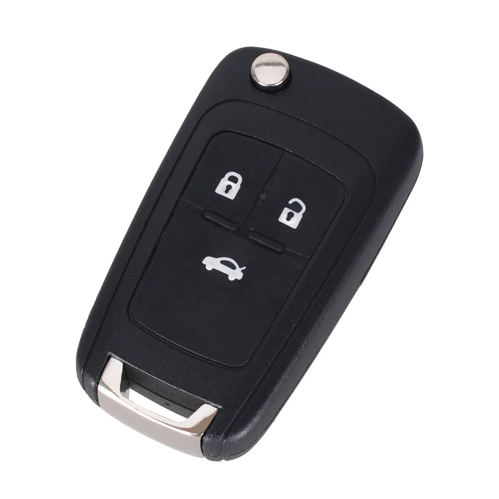 Dandkey Оболочки для Chevrolet Aveo 3 Пуговицы дистанционного Дело брелок автомобиль