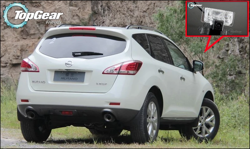 Автомобильная камера для Nissan Murano Z51 2009 ~ 2014 Высококачественная заднего вида PAL / NTSC