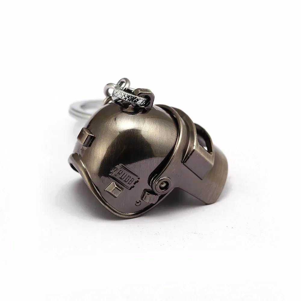 

Game Playerunknown's Battlegrounds Keychain Special-Forces Level 3 Adjustable Helmet 3D Pendant PUBG Keyring Souvenir