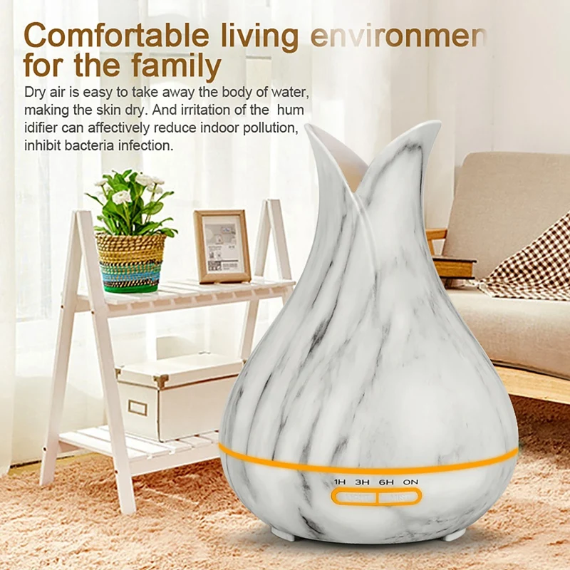 400 мл увлажнитель воздуха с пультом дистанционного управления Мраморное зерно