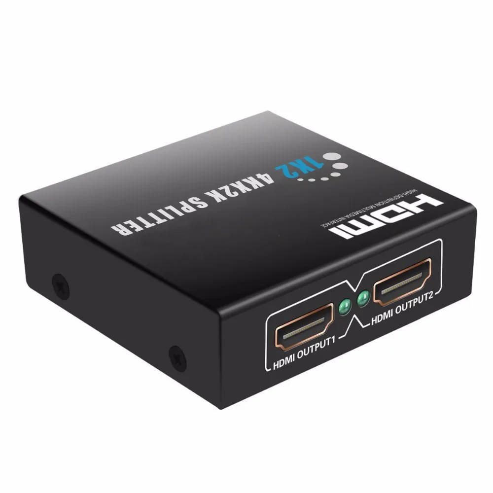 SOONHUA Compact 4K 2K HDMI сплиттер Поддержка HD видео 1080p HDTV HDMI 1,3 3D CEC сигнал 2,5 Гбит/с видео усилитель для HDTV DVD PS3